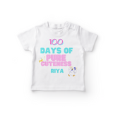 100 Days Old Onesie - Celebrate Your Little One's Special Milestone - Personalised Baby Romper With Name