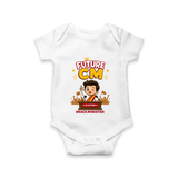 Future CM Fun Quote Baby Romper - WHITE - New Born (Chest 14")