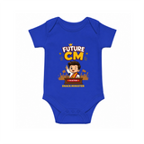 Future CM Fun Quote Baby Romper - COBALT BLUE - New Born (Chest 14")