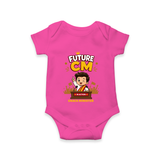 Future CM Fun Quote Baby Romper - HOT PINK - New Born (Chest 14")
