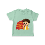 Whistle Podu Fan Edition T-SHIRT - MINT GREEN - 0-5 Months Old (Chest 17")