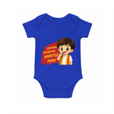 Whistle Podu Fan Edition Baby Romper - COBALT BLUE - New Born (Chest 14")