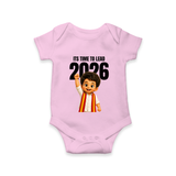 Lead 2026 Political Theme Baby Romper - BABY PINK - New Born (Chest 14")
