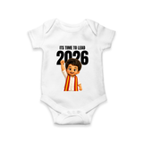 Lead 2026 Political Theme Baby Romper - WHITE - New Born (Chest 14")