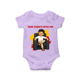 Vijay Uncle’s Little Fan Baby Romper - LILAC - New Born (Chest 14")