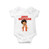 Jana Nayagan Fan Art Baby Romper - WHITE - New Born (Chest 14")