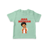 Jana Nayagan Fan Art T-SHIRT - MINT GREEN - 0-5 Months Old (Chest 17")