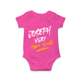 Joseph Vijay Baby baby Romper - HOT PINK - New Born (Chest 14")