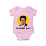 CM Joseph Vijay Infant Romper - BABY PINK - New Born (Chest 14")
