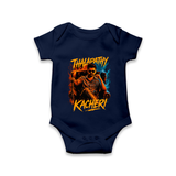Thalapathy Kacheri Fan Edition Baby Romper - NAVY BLUE - New Born (Chest 14")