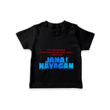 Jananayagan Future Leader Typography T shirt - BLACK - 0-5 Months Old (Chest 17")