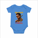 Thalapathy Coming Soon Fan Tribute Baby Romper