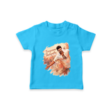 Thangamae Thalapathy Artistic T shirt - SKY BLUE - 0-5 Months Old (Chest 17")