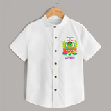 A Sweet Start to a Bright Year – Personalized Ugadi Shirt - WHITE - 0 - 6 Months Old (Chest 23")