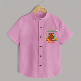 As Sweet as Puran Poli – Personalized Ugadi Shirt - BABY PINK - 0 - 6 Months Old (Chest 23")