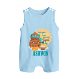 Fresh Starts & Sweet Moments Ugadi Romper Suit - BABY BLUE - 0 - 5 Months Old (Chest 18")