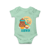 Fresh Starts & Sweet Moments Ugadi Romper - MINT GREEN - New Born (Chest 14")