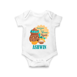 Fresh Starts & Sweet Moments Ugadi Romper - WHITE - New Born (Chest 14")