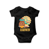 Fresh Starts & Sweet Moments Ugadi Romper - BLACK - New Born (Chest 14")