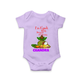 I’m Ugadi Ready – Bring on the Sweets Baby Romper - LILAC - New Born (Chest 14")