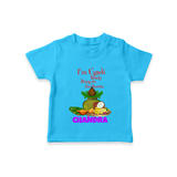 I’m Ugadi Ready – Bring on the Sweets T-shirt - SKY BLUE - 0-5 Months Old (Chest 17")