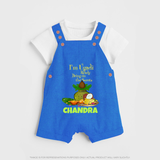 I’m Ugadi Ready – Bring on the Sweets Dungaree - COBALT BLUE - 0 - 5 Months Old (Chest 18")