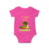 I’m Ugadi Ready – Bring on the Sweets Baby Romper - HOT PINK - New Born (Chest 14")