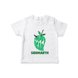 Happy Ugadi Classic Personalized Kids T-Shirt - WHITE - 0-5 Months Old (Chest 17")