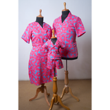 "Tropical Blossom Cotton Family Outfit Set"