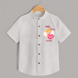 Cupid In The Making - Valentine's Day Themed Customized Shirt For Kids - WHITE - 0 - 6 Months Old (Chest 23")
