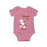 Mommy's Little Love - Valentine's Day Themed Customized Romper For Babies With Name - ONION - 0 - 3 Months Old (Chest 16")