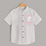 Mommy's Little Valentine - Customized Shirt For Kids With Name - WHITE - 0 - 6 Months Old (Chest 23")