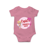 Cupid's SideKick - Customized Romper For Babies With Name - ONION - 0 - 3 Months Old (Chest 16")