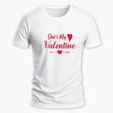She's my valentine matching couples T-Shirt