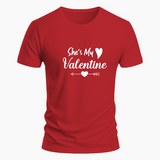 She's my valentine matching couples T-Shirt