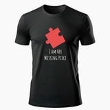 I am her mimssing piece matching couplesT-Shirt - BLACK - Small (Chest 36")