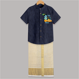 Vishu Baby Boss SHIRT AND DHOTI – Cute Krishna Theme