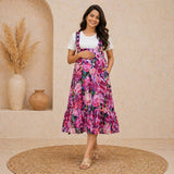 Big Floral Customised Maternity Wear