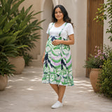 Green Botanical Maternity & Feeding Wear Collection