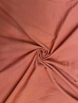 Rust Charm Textured Square Neck Peplum Top
