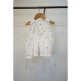 White Hear Print Family Matching Outfit Collection