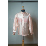 Peach Red Family Party Wear Collection -Dad, Mom, Girl Kid