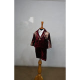 Premium Velvet Party Wear Family Combo - Dad, Mom,Boy Kid