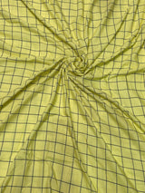 Sunny Grid Check Yellow Family Matching Outfit Set