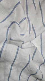 Blue Stripe Cotton Customised Maternity Wear