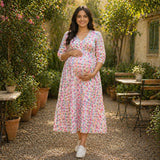 Pastel Bloom Customized Maternity Dress