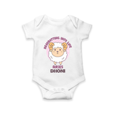 Heading Butting into Life Aries Romper / Onesie | Custom Aries Romper / Onesie for Your Baby - WHITE - New Born (Chest 14")