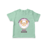 Heading Butting into Life Aries T-Shirt | Custom Aries T-Shirt for Your Baby - MINT GREEN - 0-5 Months Old (Chest 17")