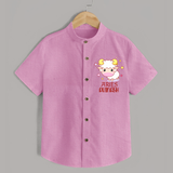 Aries Baby Shirt | Custom Shirt for Aries Babies - BABY PINK - 0 - 6 Months Old (Chest 23")