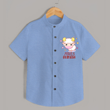 Aries Baby Shirt | Custom Shirt for Aries Babies - SKY BLUE - 0 - 6 Months Old (Chest 23")